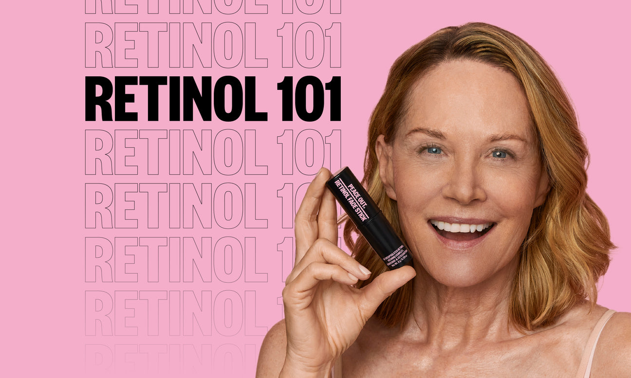 What Is Retinol A Beginners Guide To Using Retinol Peace Out Skincare