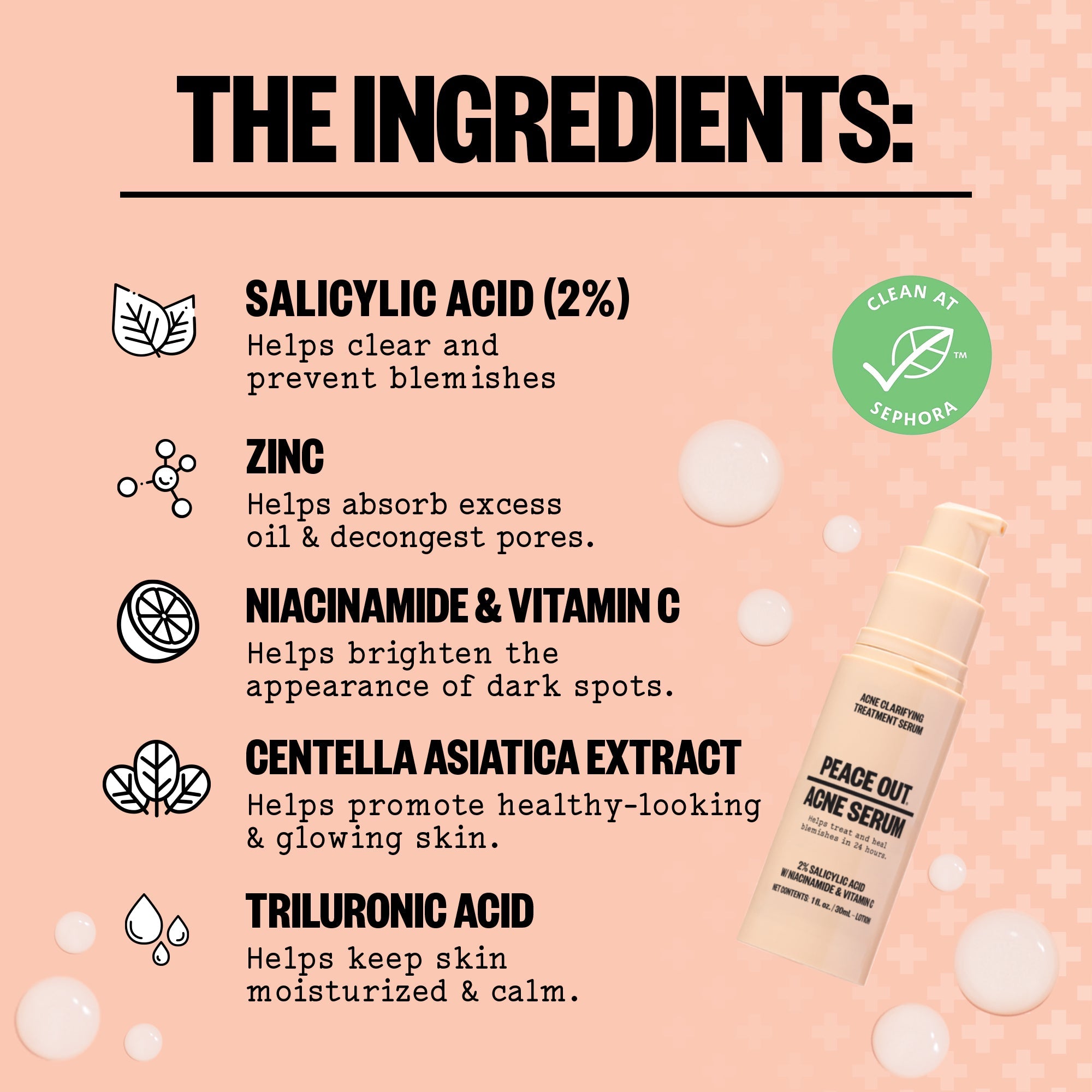 Salicylic Acid Acne Treatment Serum – Peace Out Skincare
