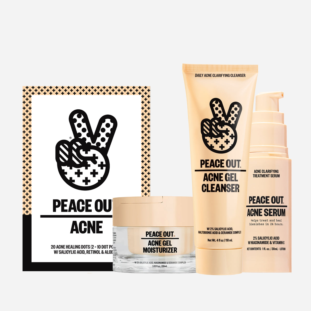 ニキビ改善♪ ◆Peace Out Skincare◆ MASKNE MVP キット ニキビ改善♪ ◇Peace Out Skincare◇ MASKNE MVP キット
