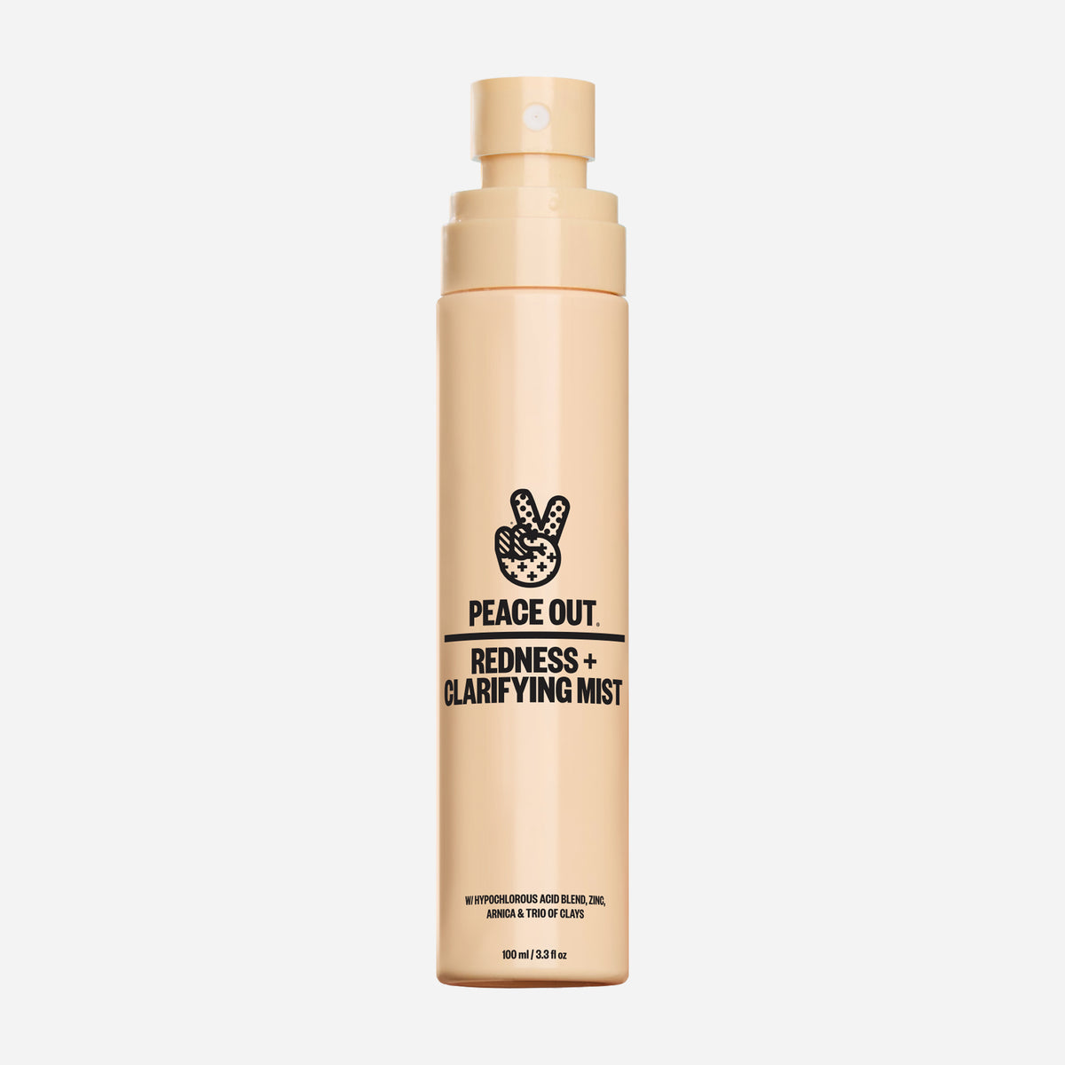 Peace Out Redness + Clarifying Mist bottle.